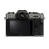 Fujifilm X-T30 III Gehäuse in anthrazit, Rückansicht mit Display und Bedienelementen.